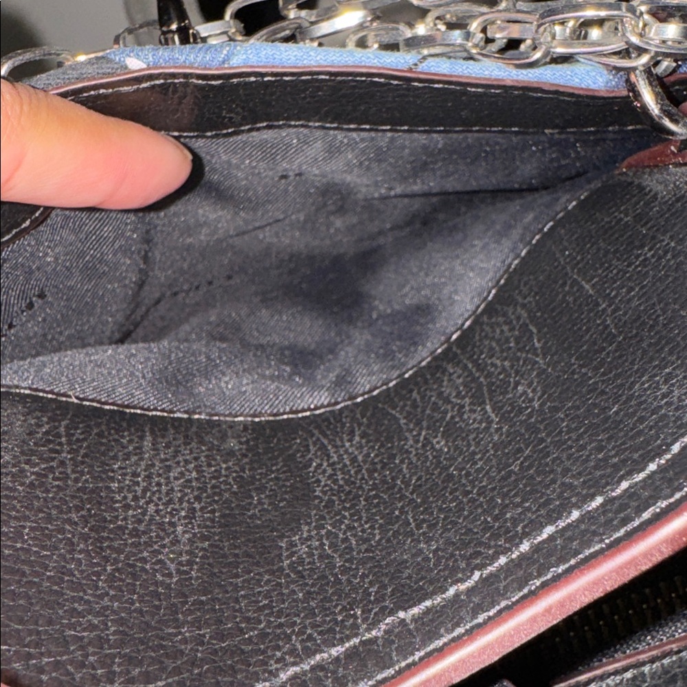 Coach Mercer 30 in canyon Quilt Denim - Picture 8 of 17